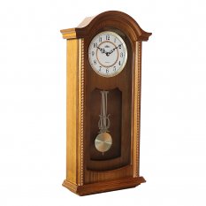 Nástěnné dřevěné hodiny PRIM Classic Pendulum s kyvadlem E05P.4313.50