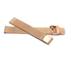 Nerezový řemínek MESH v barvě rose gold Diloy CMMESH05.FR.12 - 12 mm