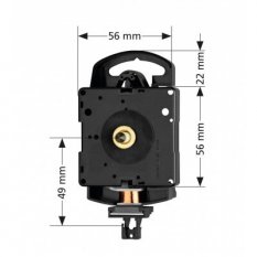 Kyvadlový hodinový strojek s příslušenstvím UTS Quartz Pendulum Movement 20,1 mm