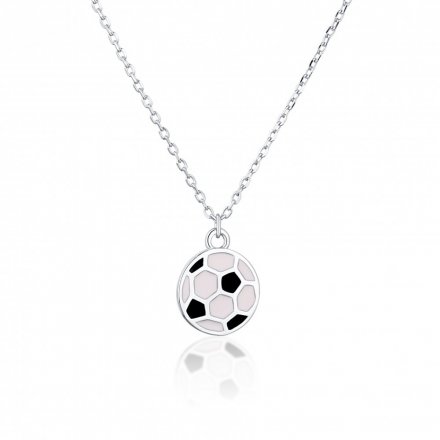 Stříbrný náhrdelník fotbalový míč JVD SVLN0295XH2SM42