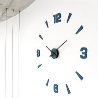 Nalepovací dřevěné nástěnné hodiny E01.3871.30