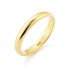 Snubní zlatý prsten Classic Shine HELP-110Z52