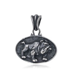 DIVERSE stříbrný přívěsek BULDOK DI0P0032