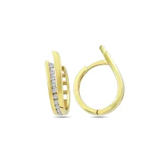 Zlaté náušnice se zirkony ZE0786XJ72-4400