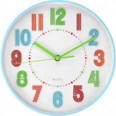 Dětské nástěnné hodiny s barevnými číslicemi E01.4047.31