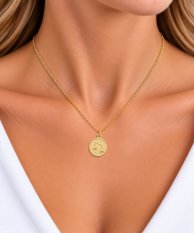 MOISS přívěsek ze žlutého zlata VÁHY PA001246