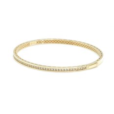 Krásný pevný zlatý náramek BA000701