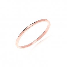 Jemný prsten z růžového zlata RA000601