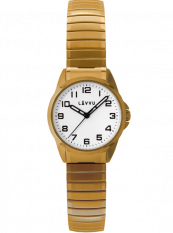 Dámské pružné hodinky LAVVU STOCKHOLM Small Gold LWL5012
