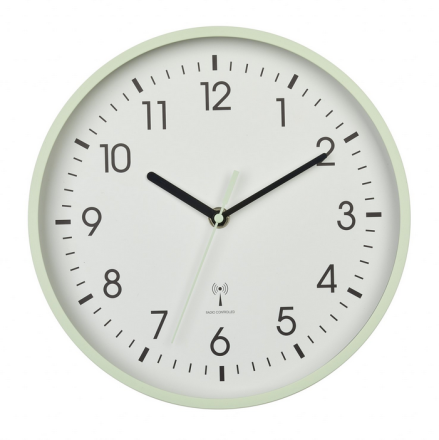 Nástěnné hodiny řízené DCF signálem zelené 60.010.818