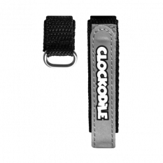 Reflexní černý řemínek na suchý zip k dětským hodinkám CLOCKODILE CSX0020