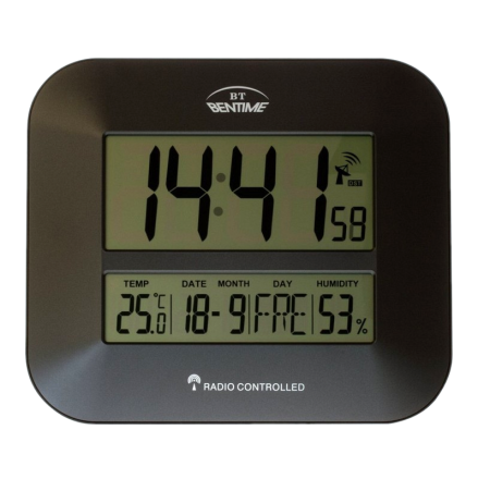 Rádiem řízené digitální hodiny Bentime H17-ET843G Rádiem řízené digitální hodiny Bentime H17-ET843G