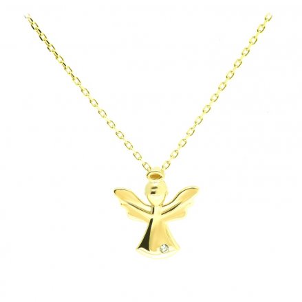Zlatý náhrdelníček s andělíčkem NA000258