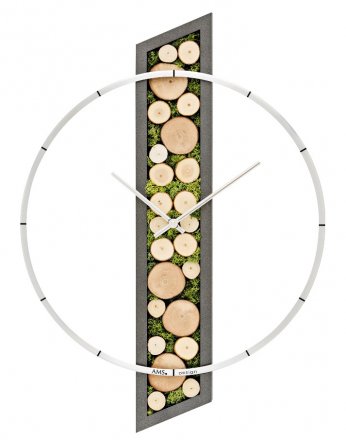Designové nástěnné hodiny 55cm AMS 9607
