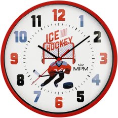 Dětské hokejové plastové hodiny červené MPM E01M.4270.20
