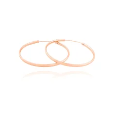 Stříbrné pozlacené kruhy rose gold SVLE0217XD5RO30