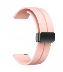 Stylový růžový řemínek na hodinky vyrobený z vysoce kvalitního silikonu CS0SBR45.13.22 - 22 mm