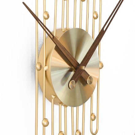 Designové kovové hodiny zlaté MPM Madrid E04.4490.80