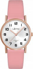 LAVVU Rose gold dámské titanové hodinky MANDAL LWL5035