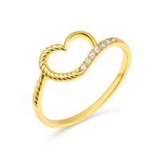 Zlatý prsten SRDCE KO-226812191/54