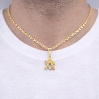 Zlatý přívěsek HOKEJOVÝ BRANKÁŘ PA001474