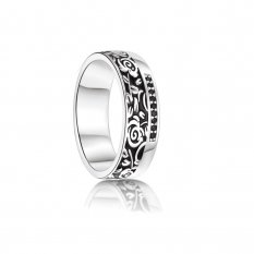 Dámský stříbrný snubní prsten 043W925
