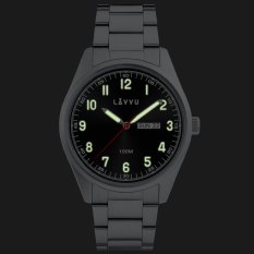 LAVVU Ocelové pánské hodinky FOSEN Dark Grey LWM0311