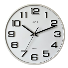 Nástěnné hodiny JVD SWEEP bílé HX2472.3