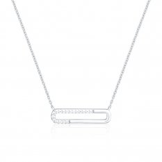 Stříbrný náhrdelník SVLN0567S61BI45