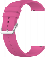 Růžový silikonový řemínek na hodinky LS00X20 - 20 mm