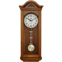 Nástěnné dřevěné hodiny hnědé PRIM Retro Kyvadlo II - A E03P.4167.50.A
