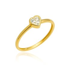 Zlatý prsten SRDCE RA004067