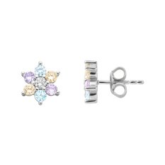 Stříbrné náušnice Esprit Flower ESER01961300