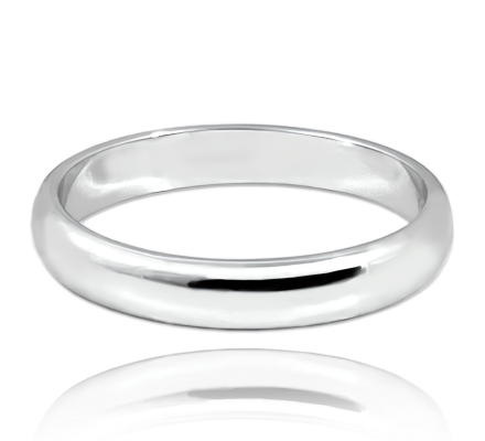 MINET+ Stříbrný snubní prsten JMAN0447SR68